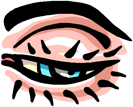 Olho ilustrativo