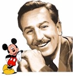 Walt Disney com Mickey Mouse