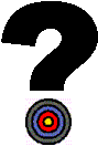 Alvo com interrogação